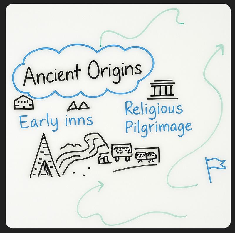 History of tourism sketch